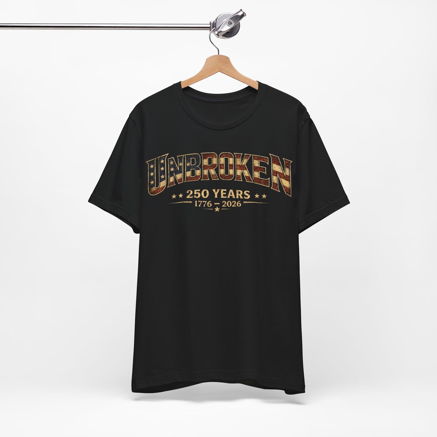 unbroken 250 years delta mindset patriotic t‑shirt